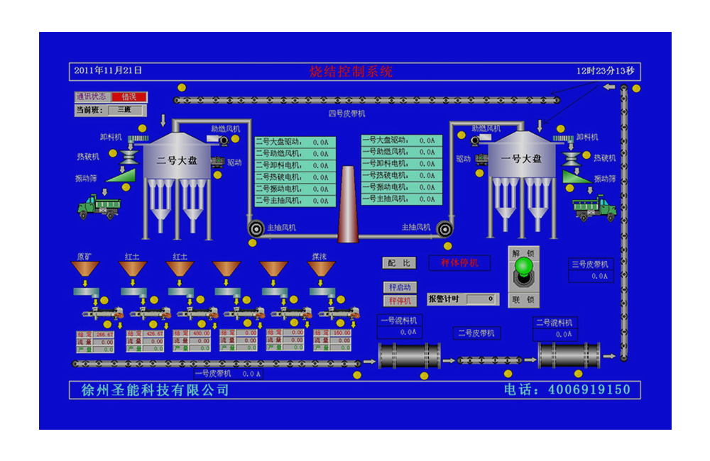 燒結廠自動配料系統(tǒng)